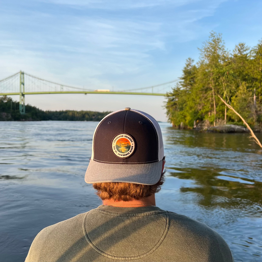 Thousand Islands Trucker Hat (Navy/White/Grey)