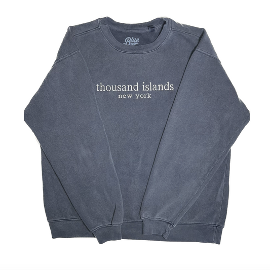 Thousand Islands Crewneck (Indigo)